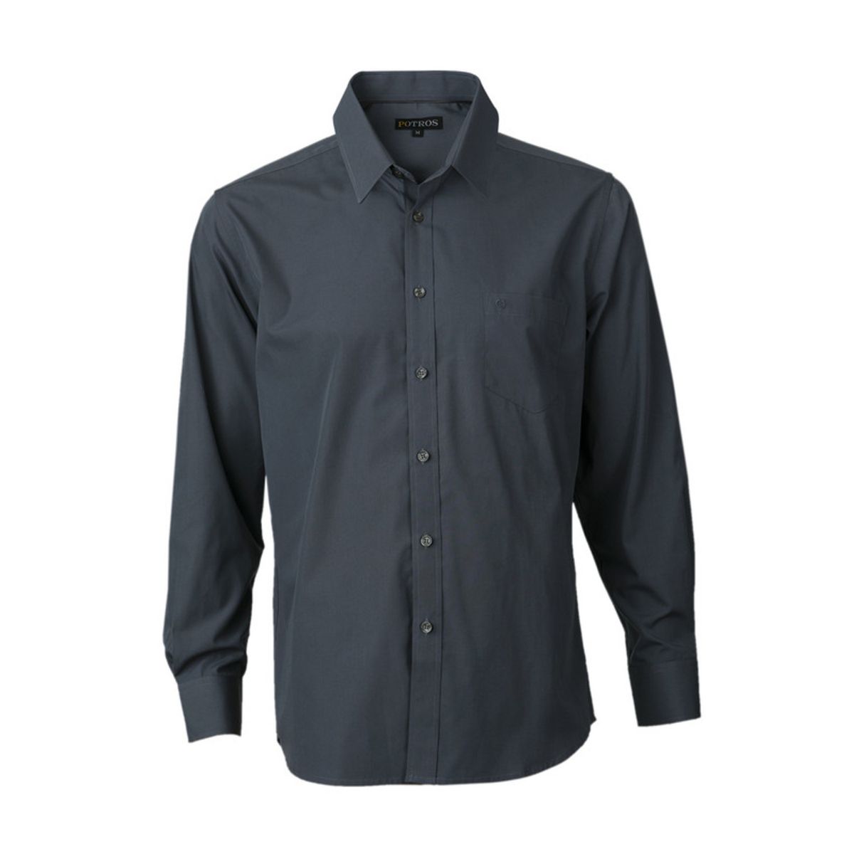 POTROS - Camisa Trevira Lisa Slim Fit POTROS