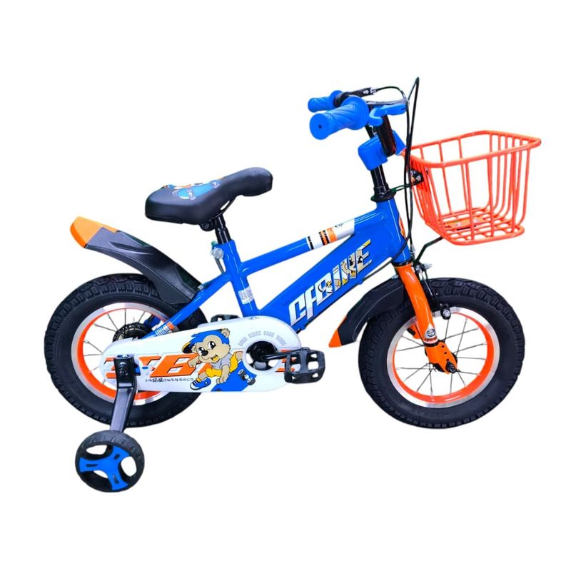 GENERICO - Bicicleta Aro 12 Infantil Cfbike Azul/Naranjo