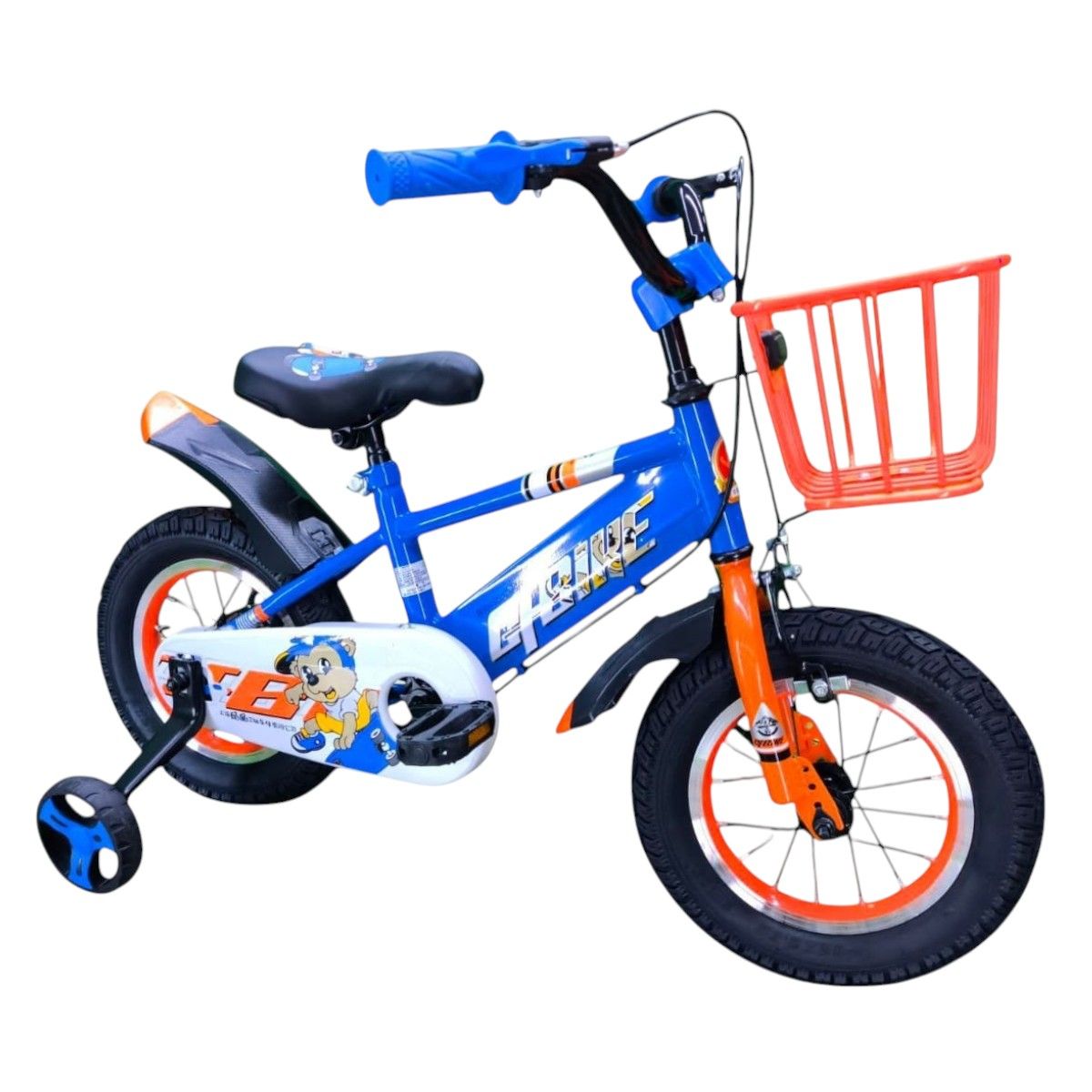 GENERICO - Bicicleta Aro 12 Infantil Cfbike Azul/Naranjo