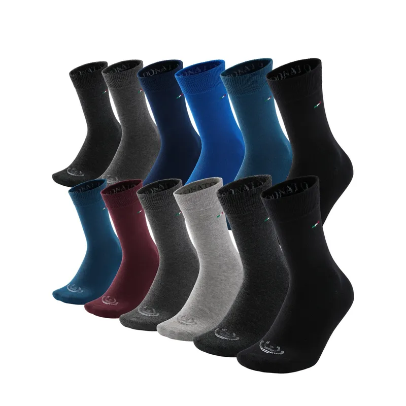 GIOVACCHINO - Pack de 12 Calcetines De Vestir Algodón Hombre
