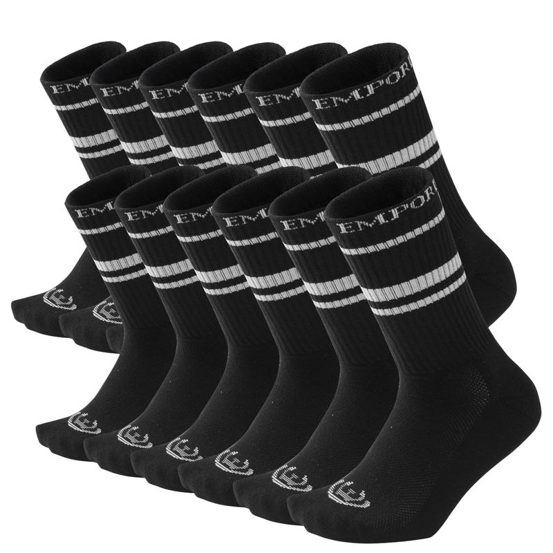 GIOVACCHINO - Pack de 12 Calcetines Largos Deportivos Algodón Unisex_.