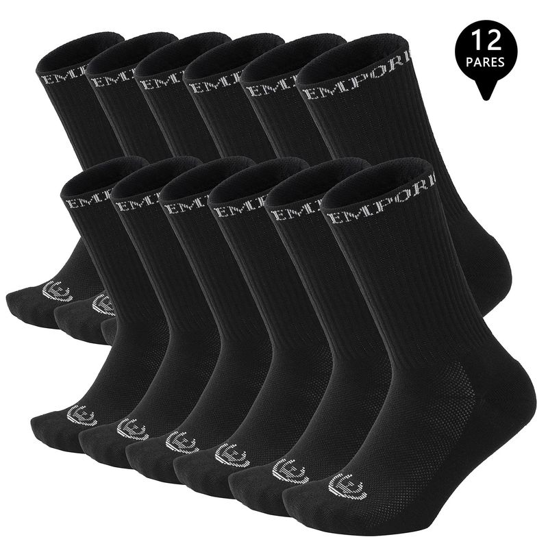 GIOVACCHINO - Pack de 12 Calcetines Largos Deportivos Algodón Unisex