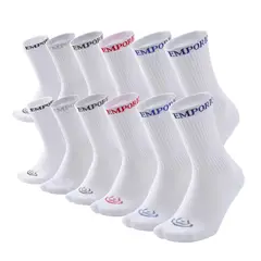 GIOVACCHINO - Pack de 12 Calcetines Largos Deportivos Algodón Unisex