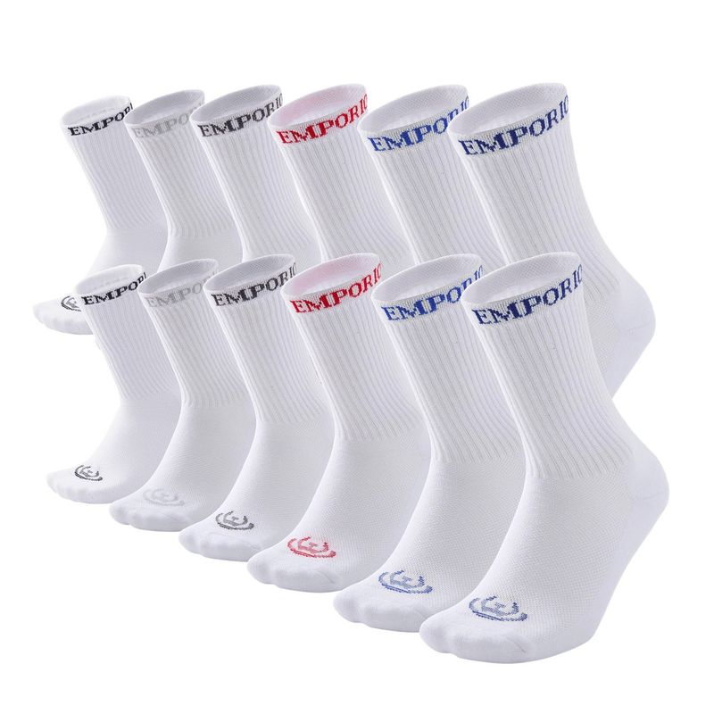 GIOVACCHINO - Pack de 12 Calcetines Largos Deportivos Algodón Unisex