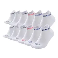 GIOVACCHINO - Pack de 12 Calcetines Tobilleros Deportivos Algodón Unisex