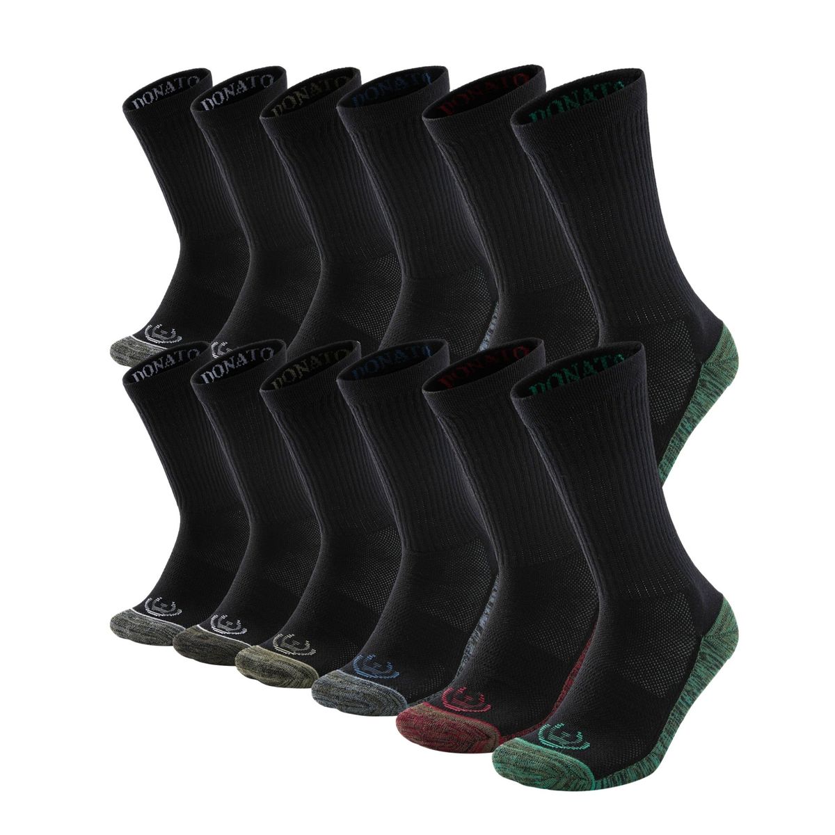 GIOVACCHINO - Pack de 12 Calcetines Largos Deportivos Algodón Cobre Hombre