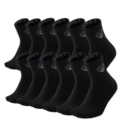 GIOVACCHINO - Pack de 12 Calcetines Cortos Deportivos Algodón Acolchonado Unisex