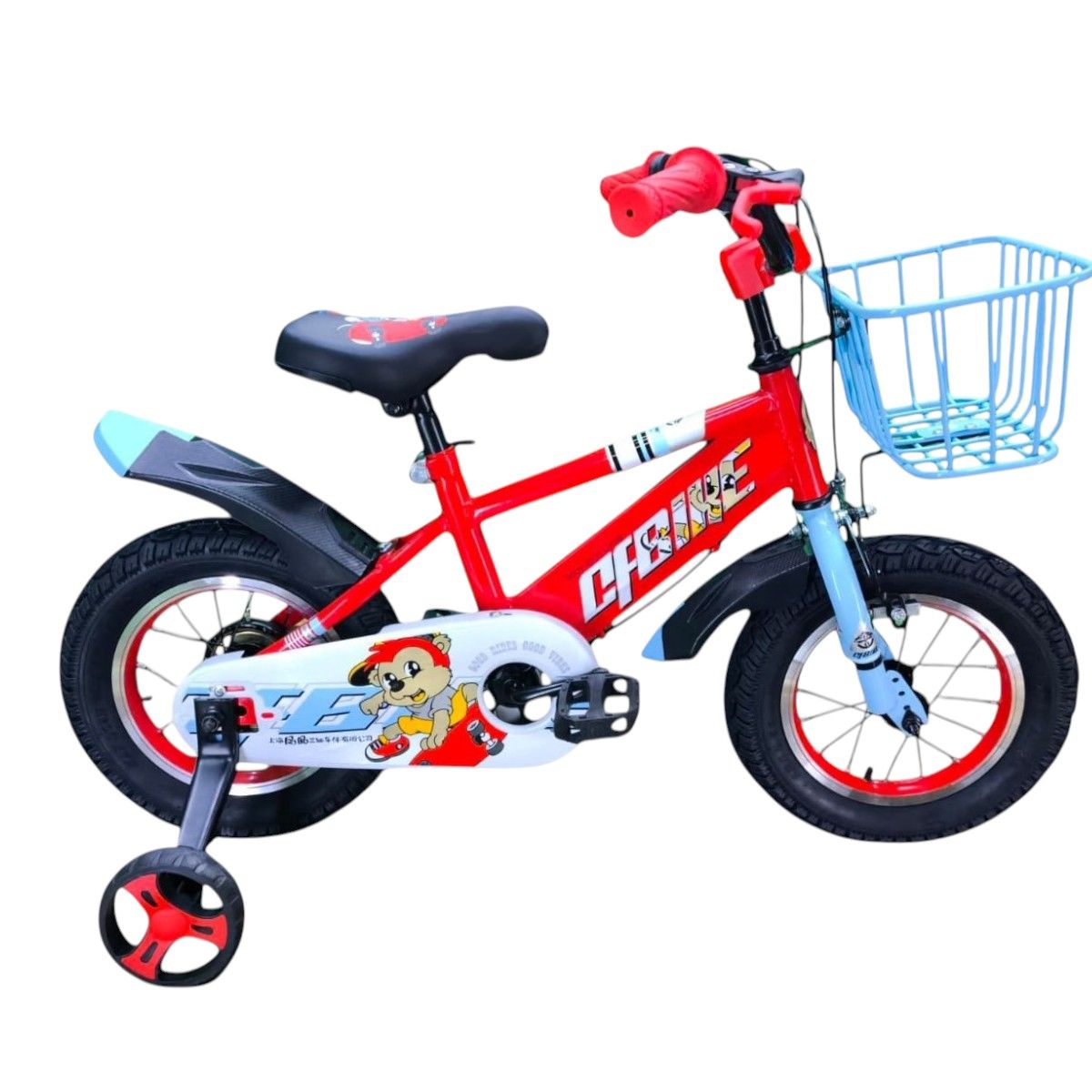 GENERICO - Bicicleta Aro 12 Infantil Cfbike Rojo Celeste