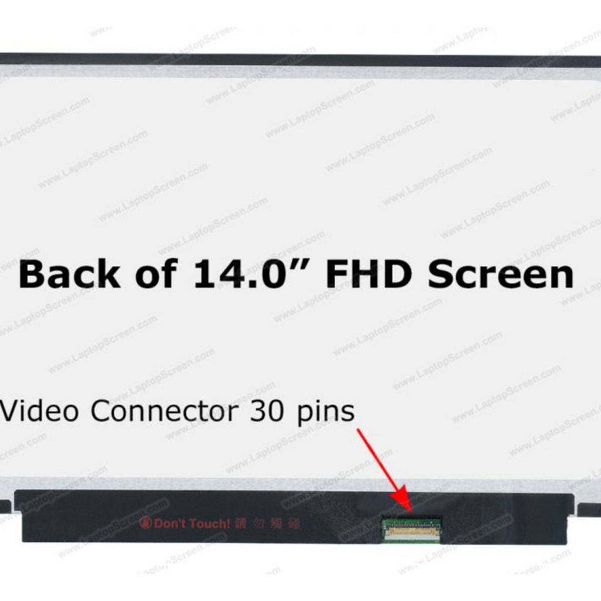 GENERICO - Pantalla Genérica 14  Nv140fhm-n48 Para Notebooks