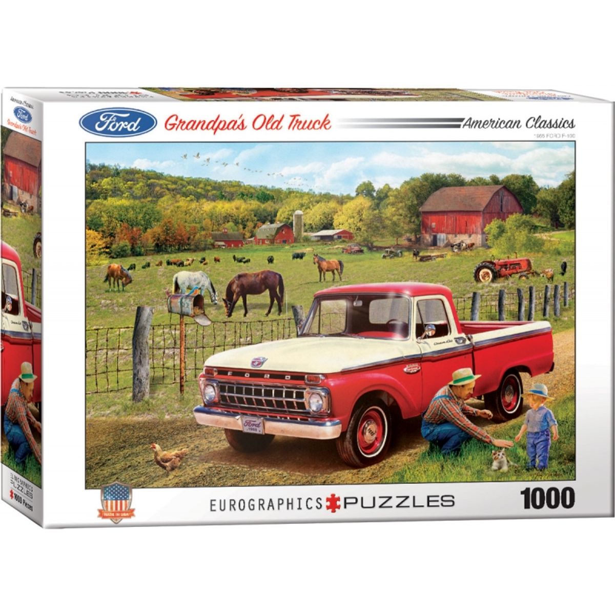 EUROGRAPHICS - EUROGRAPHICS 6000-5467 GRANDPA S OLD TRUCK PUZZLE 1000