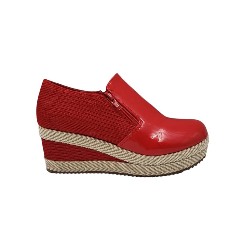 HERIEL - Zapato Panchita Rojo Charol