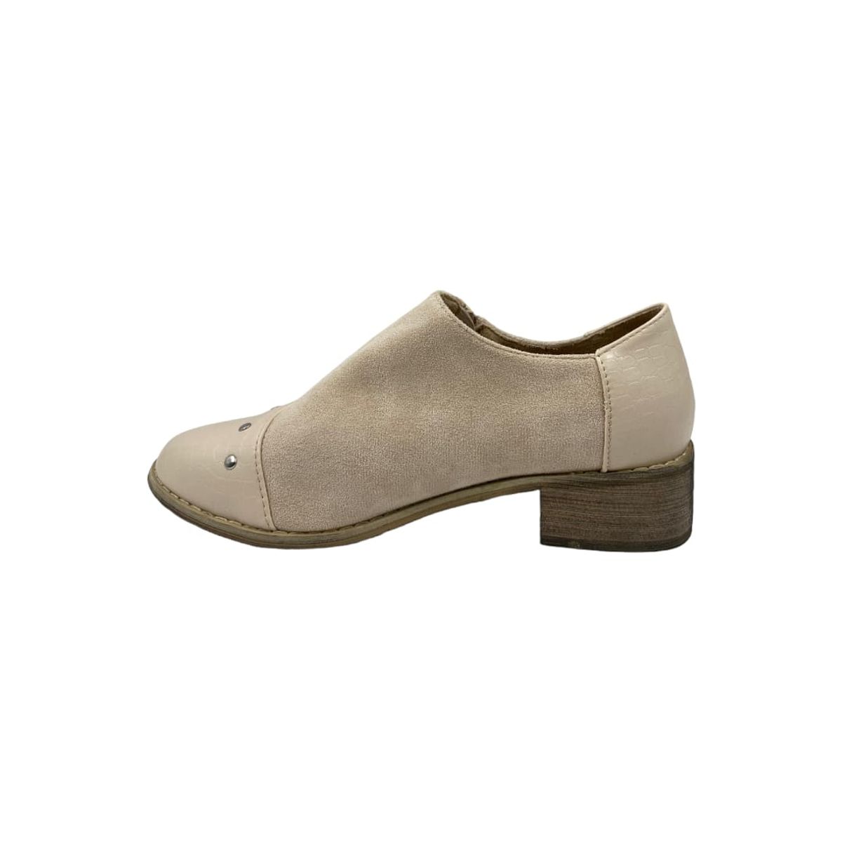 HERIEL - Zapato Beige Taco Mujer