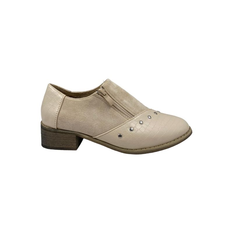 HERIEL - Zapato Beige Taco Mujer