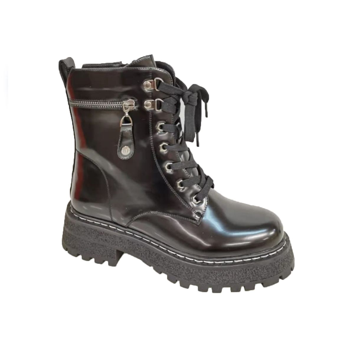 HERIEL - Botín Negro Eco Cuero