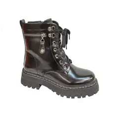 HERIEL - Botín Negro Eco Cuero.