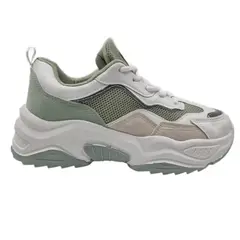 HERIEL - Zapatilla Blanca Multicolor Mujer.