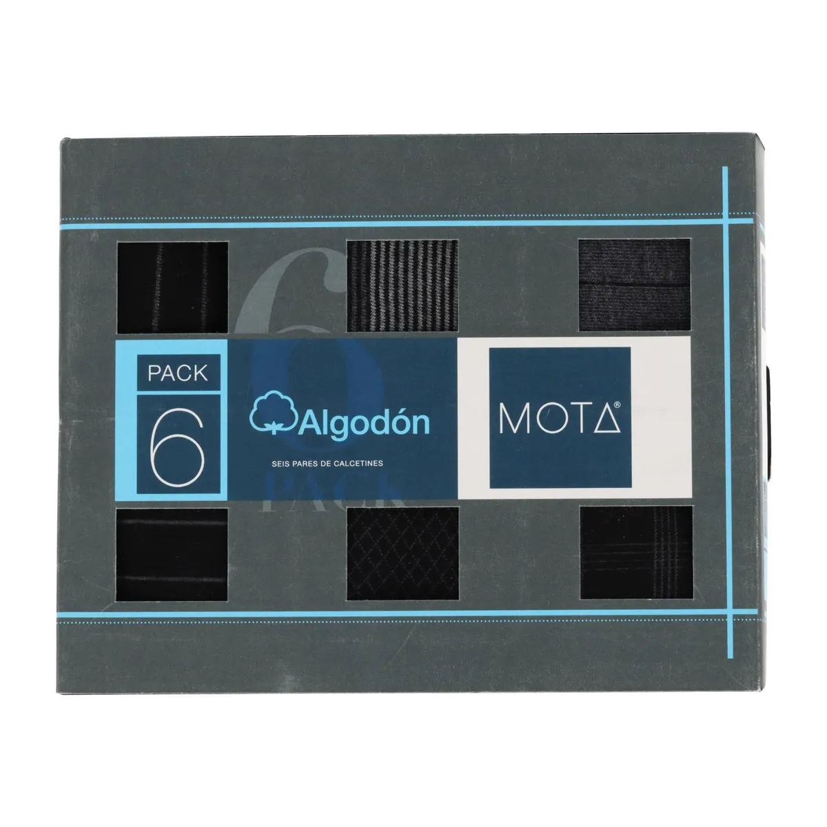 MOTA - Calcetin Algodón Pack 6 Mota