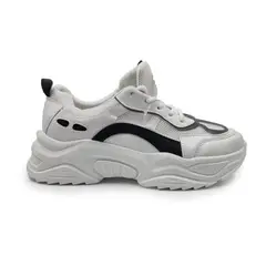 HERIEL - Zapatilla Blanca Multicolor Mujer