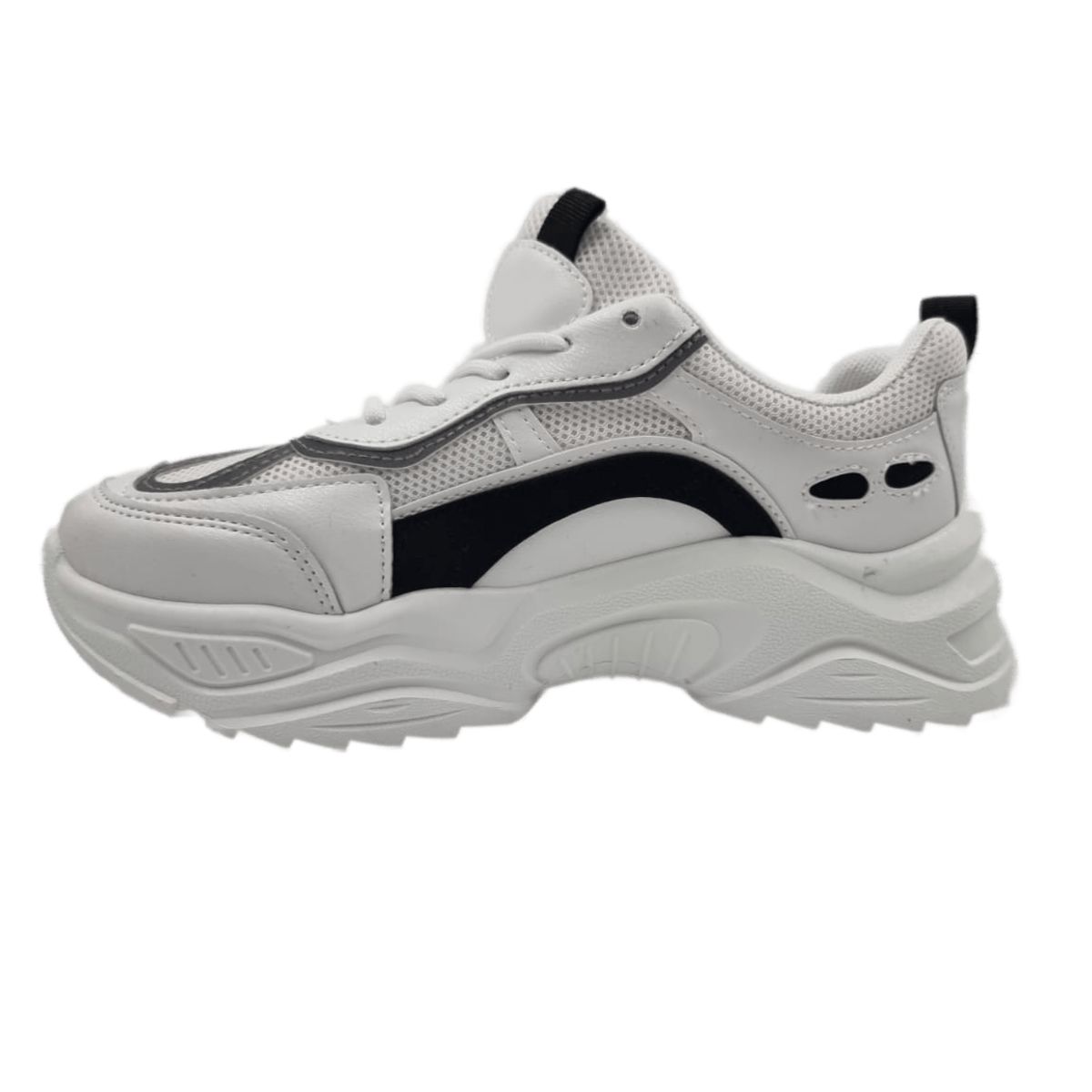 HERIEL - Zapatilla Blanca Multicolor Mujer