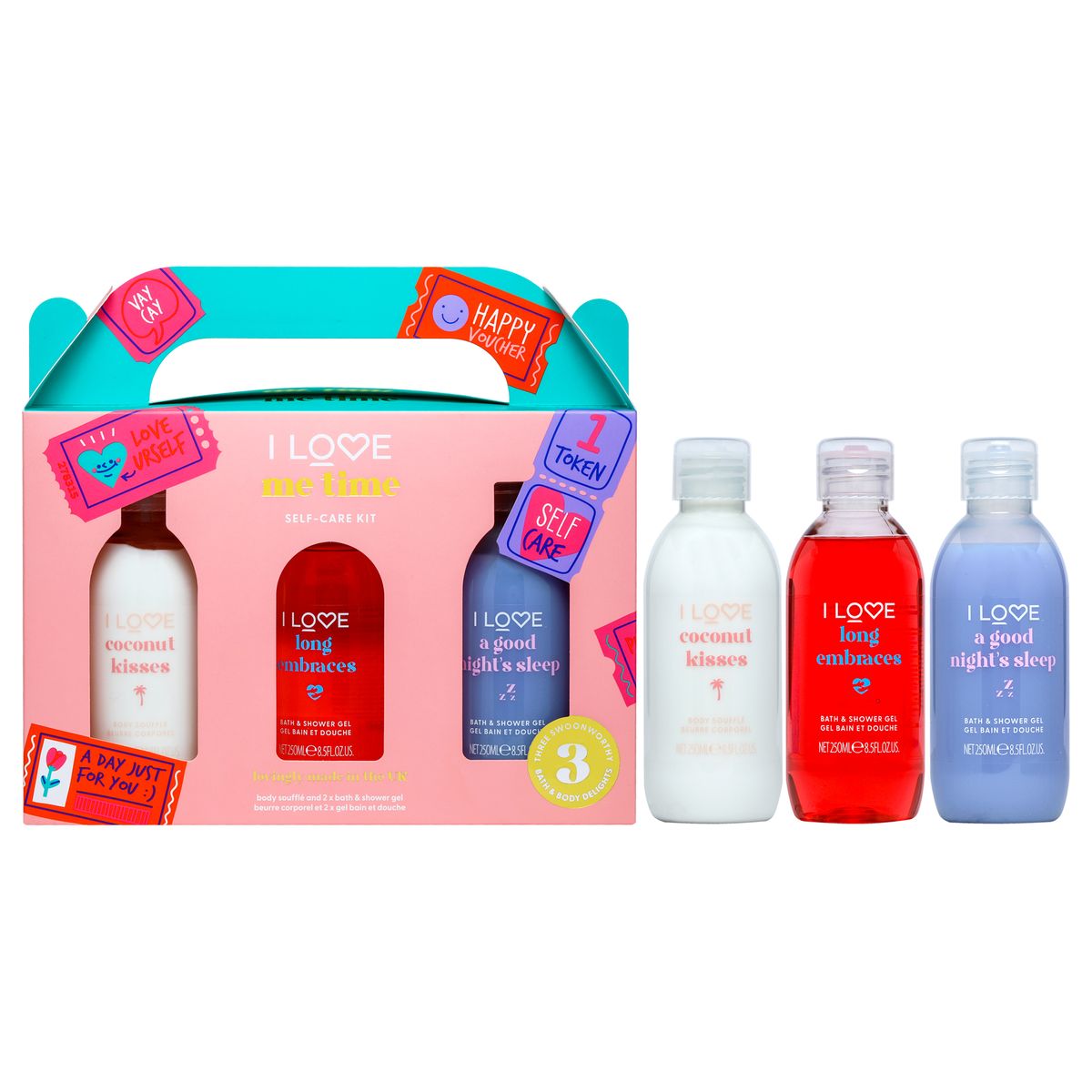 I LOVE COSMETICS - Kit de Cuidado Personal Me Time 3 Piezas - I Love Cosmetics