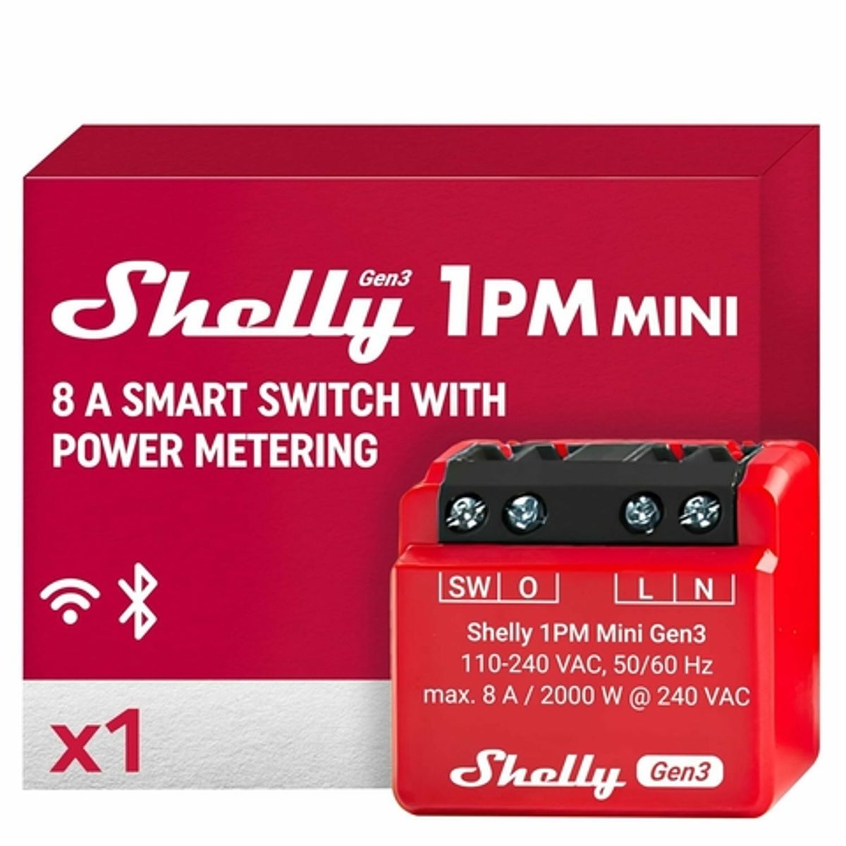 SHELL - Shelly-interruptor inteligente Mini Gen3.