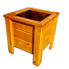 GENERICO - Macetero de madera fresado