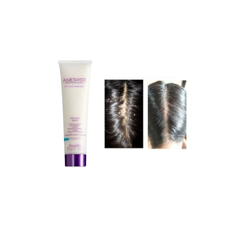 FARMAVITA - Mascara Peeling Purify Amesthyste 150ml Mascara Exfoliante Cabello