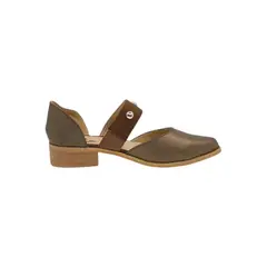 HERIEL - Zapato Café Taco Bajo Mujer