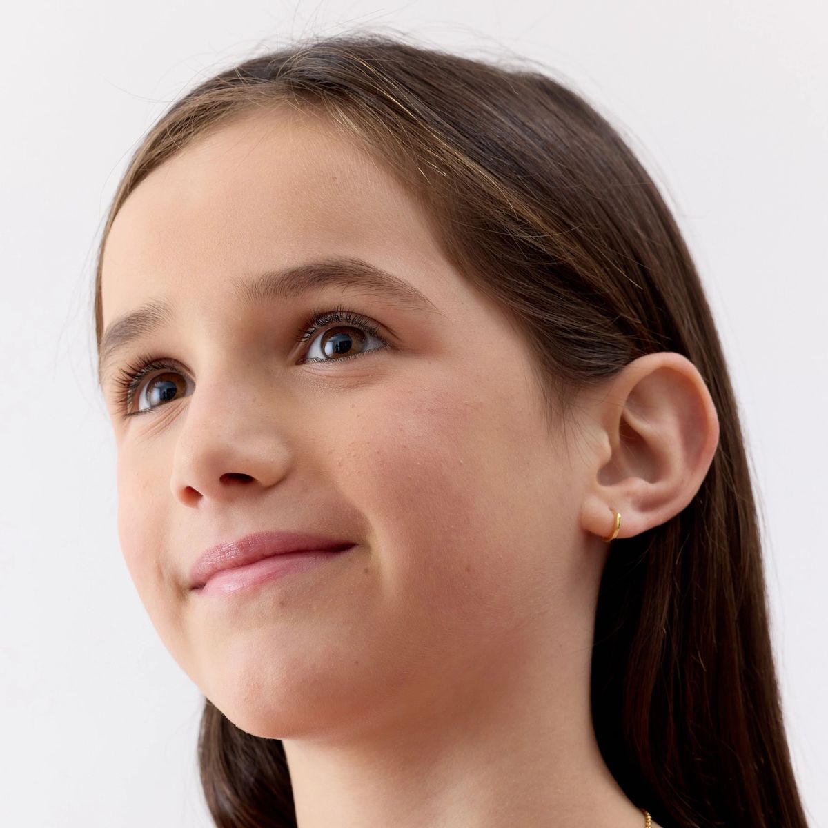 TIANA JOYAS - Argollas de plata bañadas en oro de 18k de 10mm