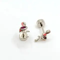 TIANA JOYAS - Aros de Flamenco de Plata 925