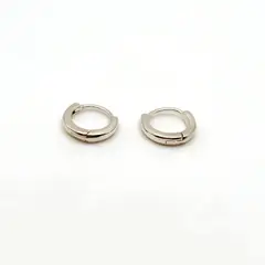 TIANA JOYAS - Aro Argollas de Plata 925 10mm sin Níquel Hipoalergénicas