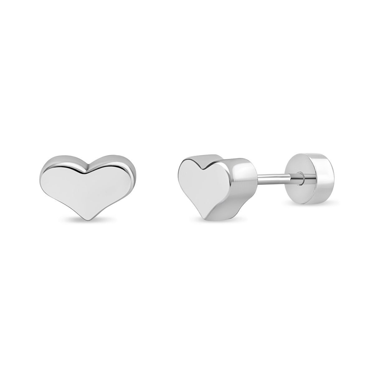 TIANA JOYAS - Aro de Corazon de Plata 925