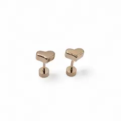 TIANA JOYAS - Aro de Corazon de Plata 925