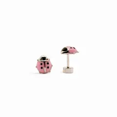 TIANA JOYAS - Aros Chinita con Esmalte de Plata 925