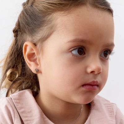 Imagen 2 del producto Aros de Corazón con Circón de Plata 925