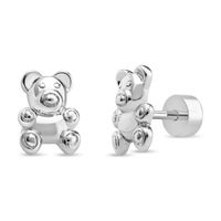 Aro de Osito de Plata 925