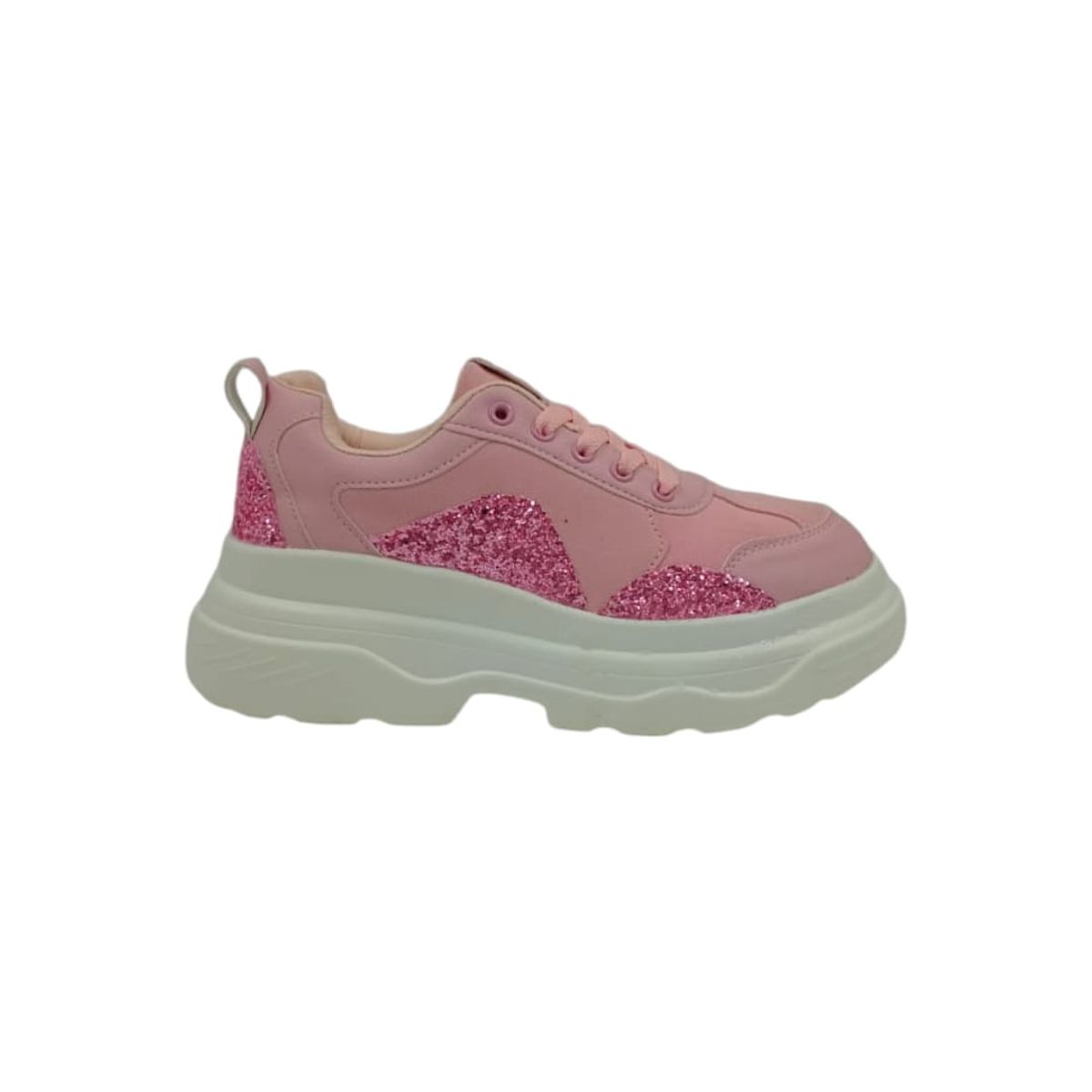 HERIEL - Zapatilla Rosa Ecocuero Mujer