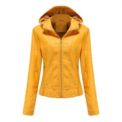 RURUTOTO - Chaqueta Mujer con capucha Negro.