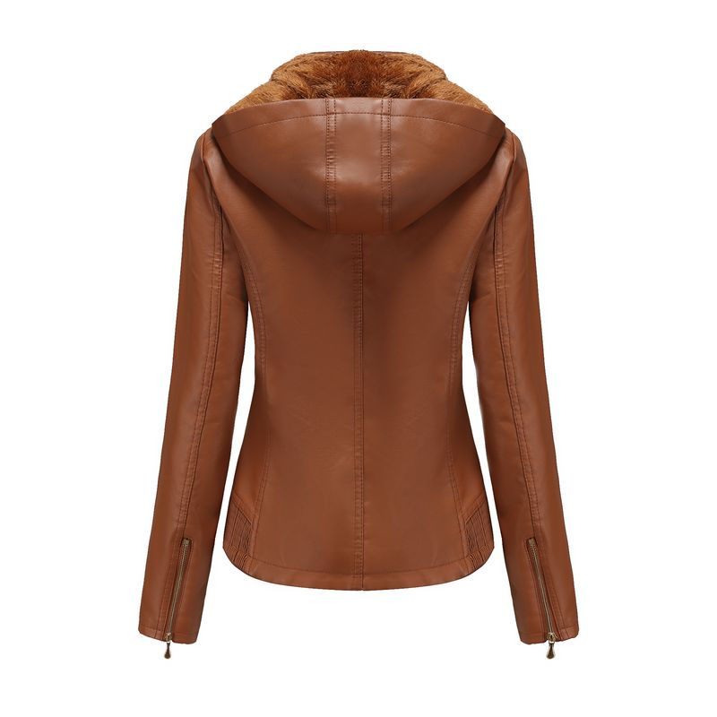 RURUTOTO - Chaqueta Mujer con capucha Negro.