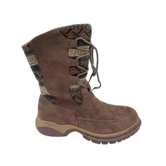 HERIEL - Bota Khaki Chiporro Mujer.