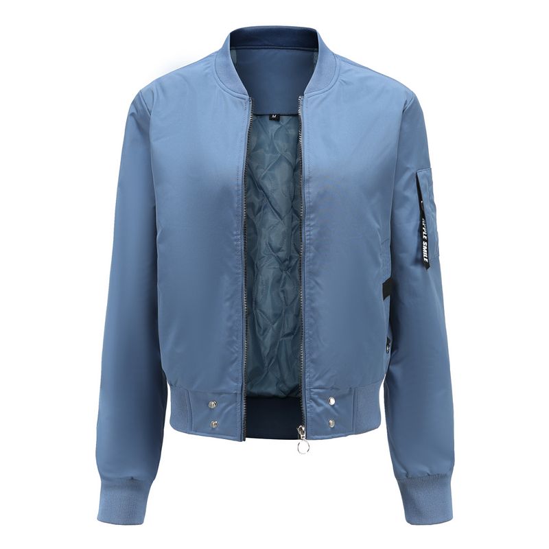 RURUTOTO - Chaqueta Bomber Mujer Negro.