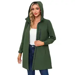 RURUTOTO - Chaqueta larga Mujer Negro.