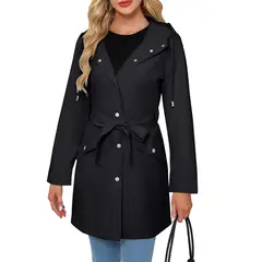 RURUTOTO - Chaqueta larga Mujer Beige.