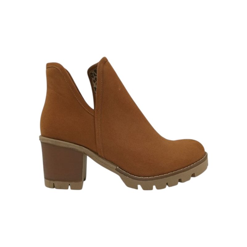 HERIEL - Botín Camel Taco Mujer