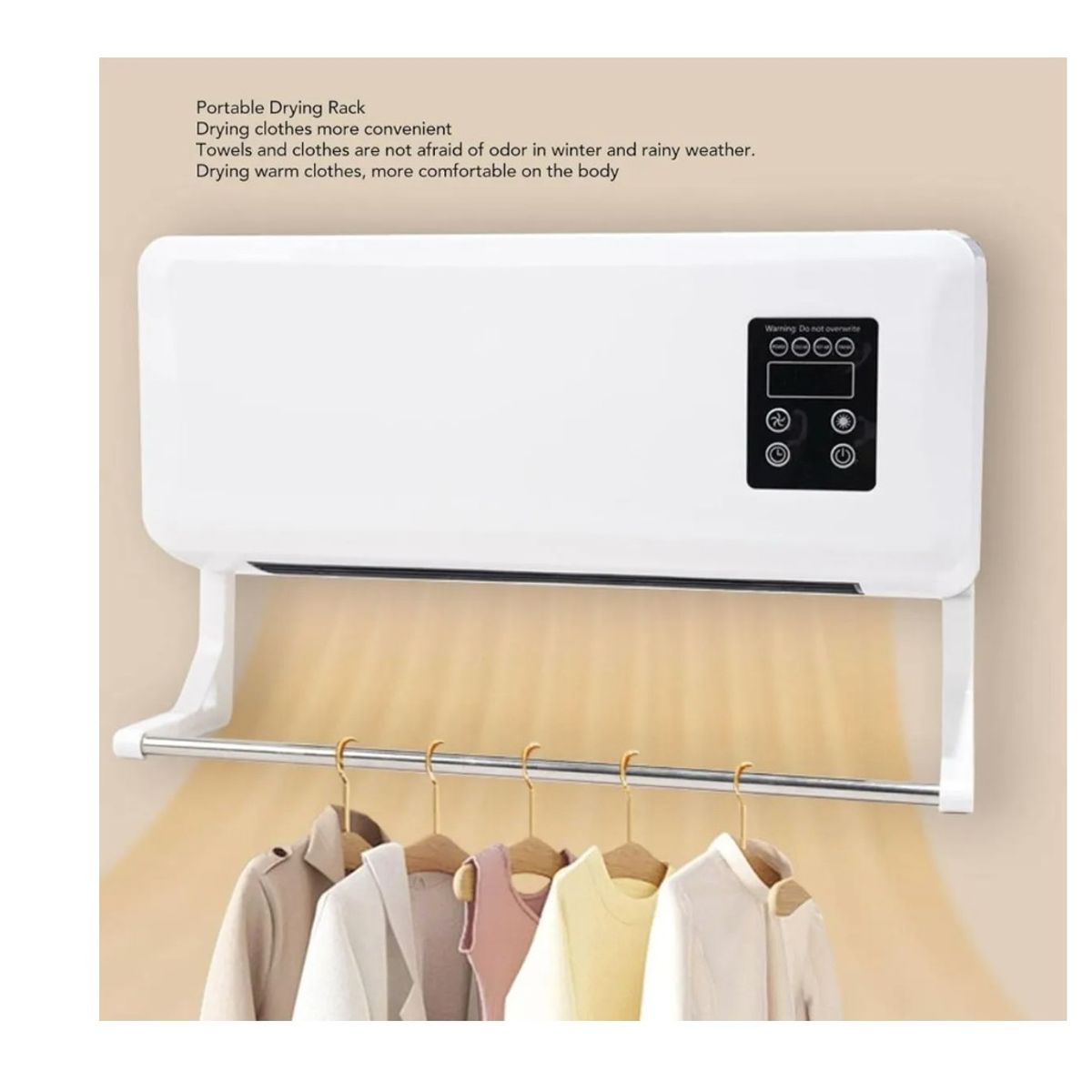 GENERICO - Secador De Ropa Aire Frio Y Caliente