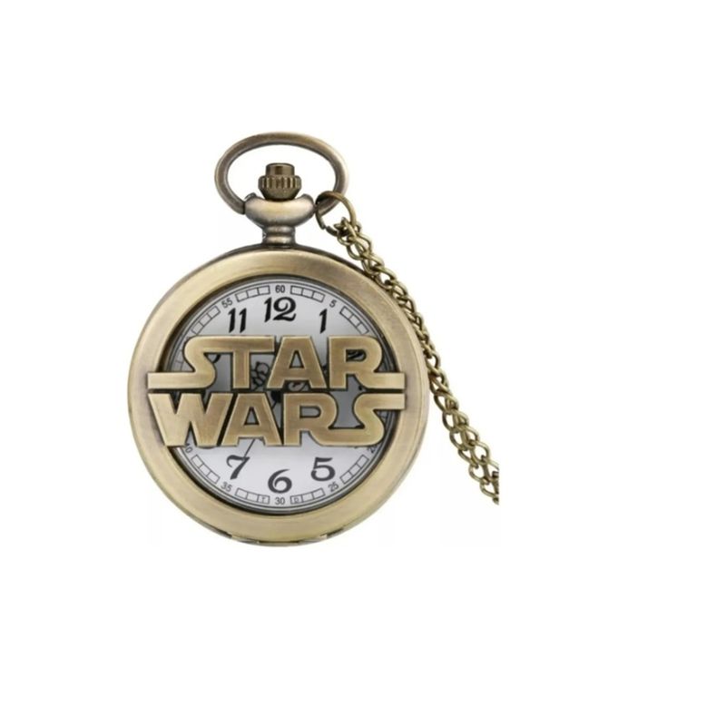 GENERICO - RELOJ DE BOLSILLO STAR WARS BRONCE