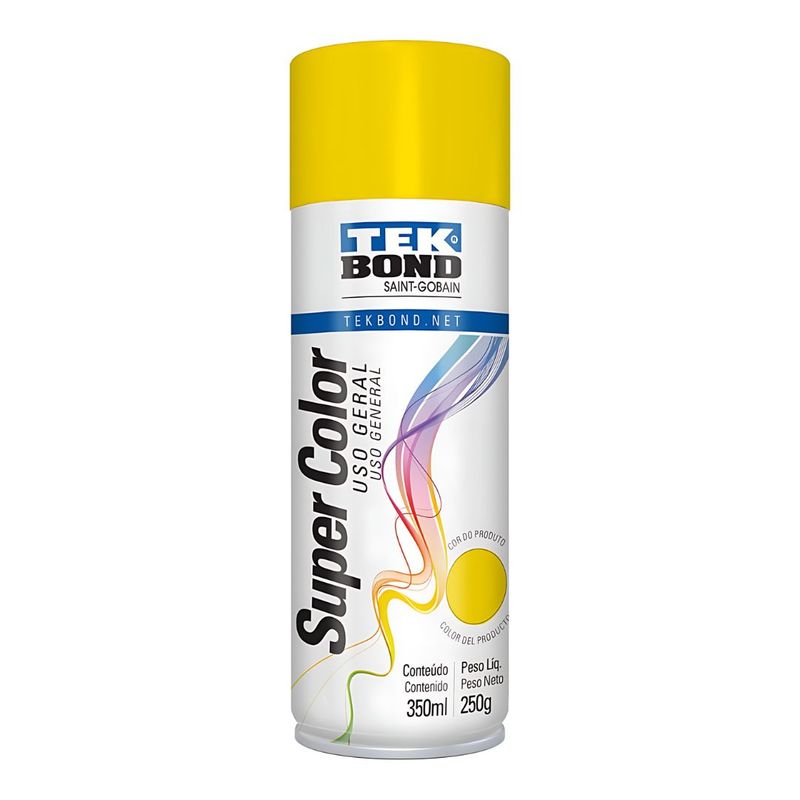 TEKBOND - Pintura en Spray Uso General Amarillo 350ml  250g Tekbond