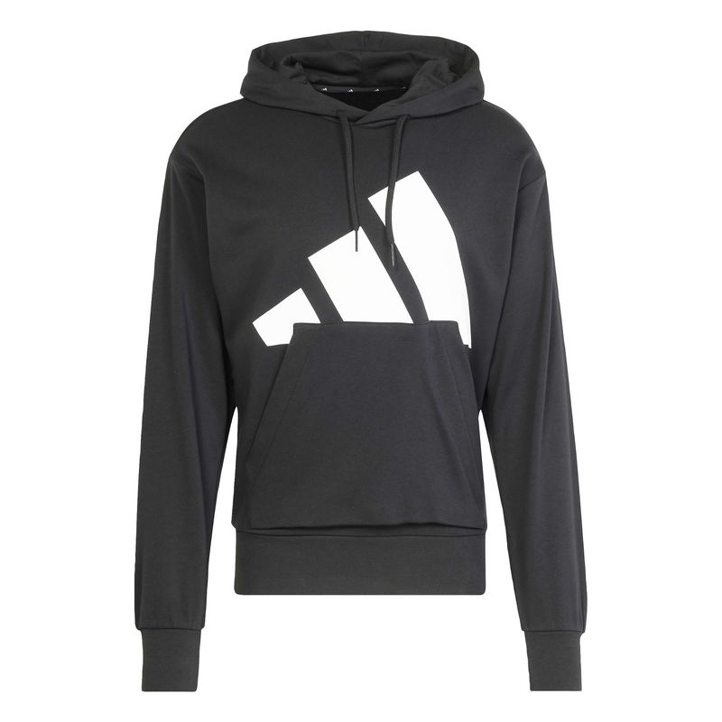 ADIDAS - Buzo con Capucha Essentials Logo Grande Felpa Francesa