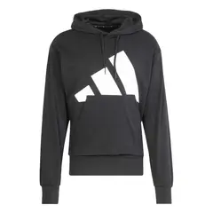 ADIDAS - Buzo con Capucha Essentials Logo Grande Felpa Francesa
