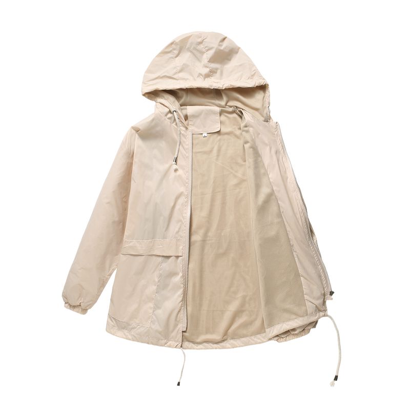 RURUTOTO - Chaqueta Con Capucha Mujer Beige.